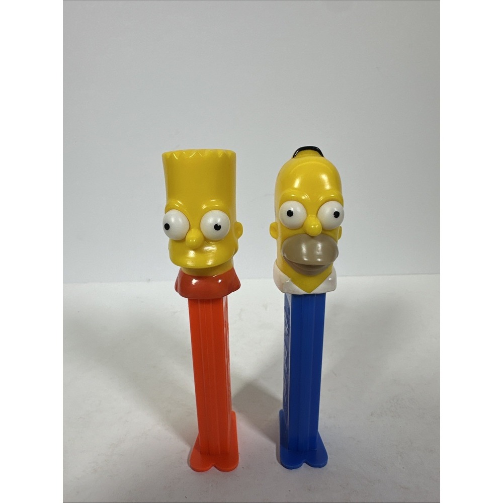 Bart and Homer Simpson PEZ Dispensers The Simpson's